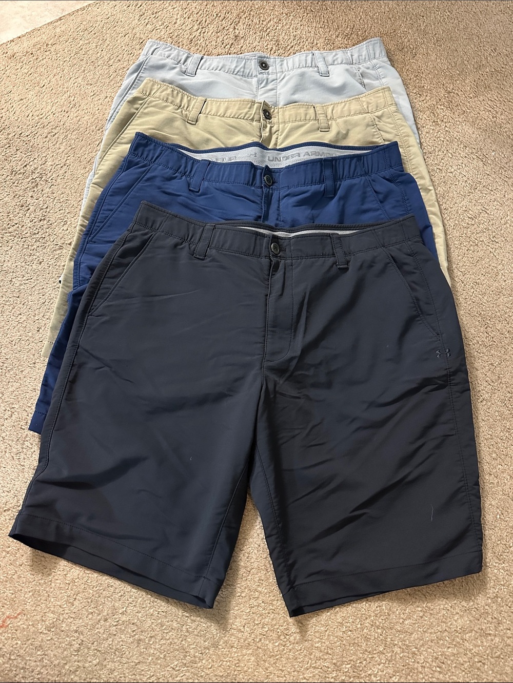 Bundle Under Armour Men’s Hybrid Performance Shorts Size 38